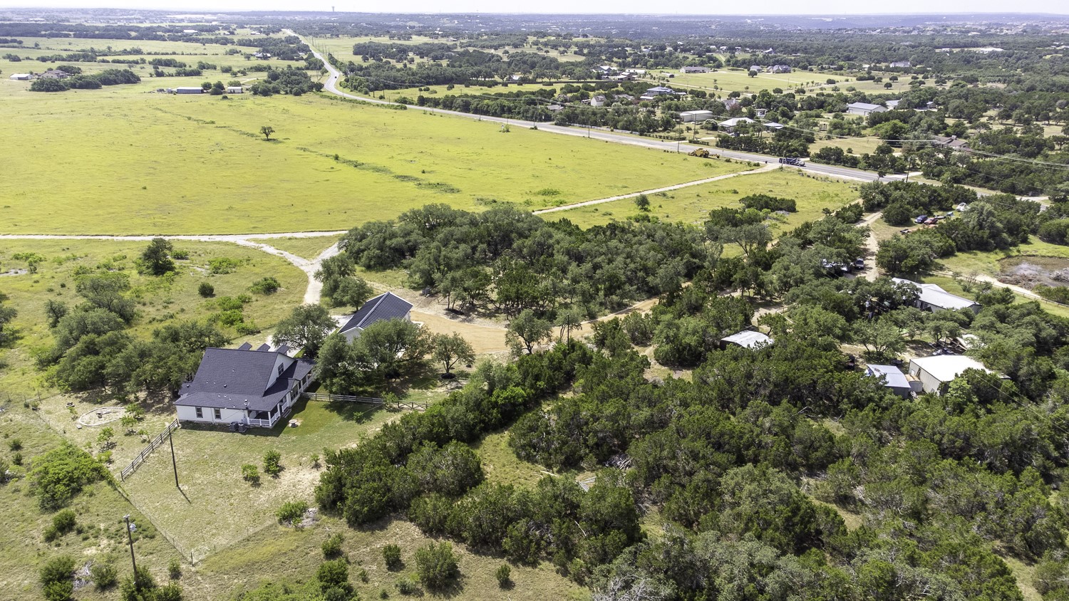 15020 Hero Way West Leander, TX 78641 - Photo 31 of 38 an aerial view of residential building and lake view