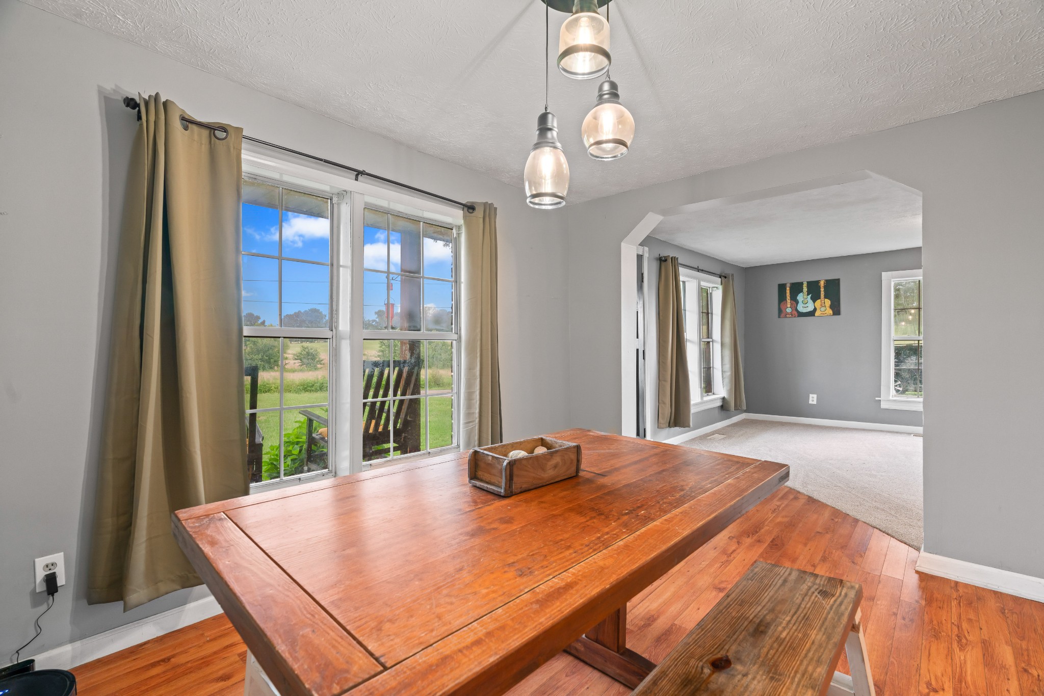 443 Halltown Road Portland, TN 37148 - Photo 27 of 49 a view of a dining room with furniture and a large window