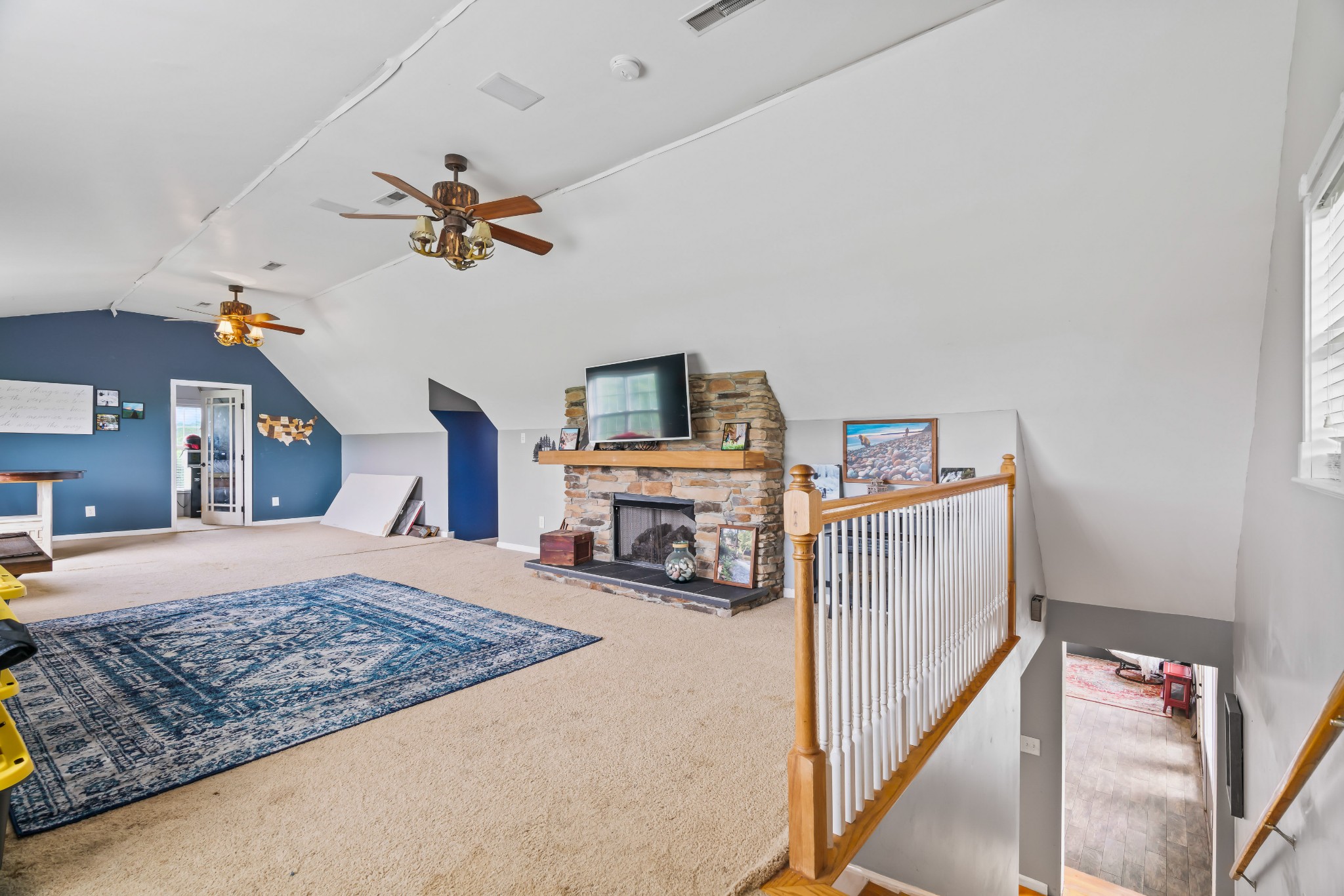 443 Halltown Road Portland, TN 37148 - Photo 42 of 49 a very nice looking room with a large bed and a chandelier