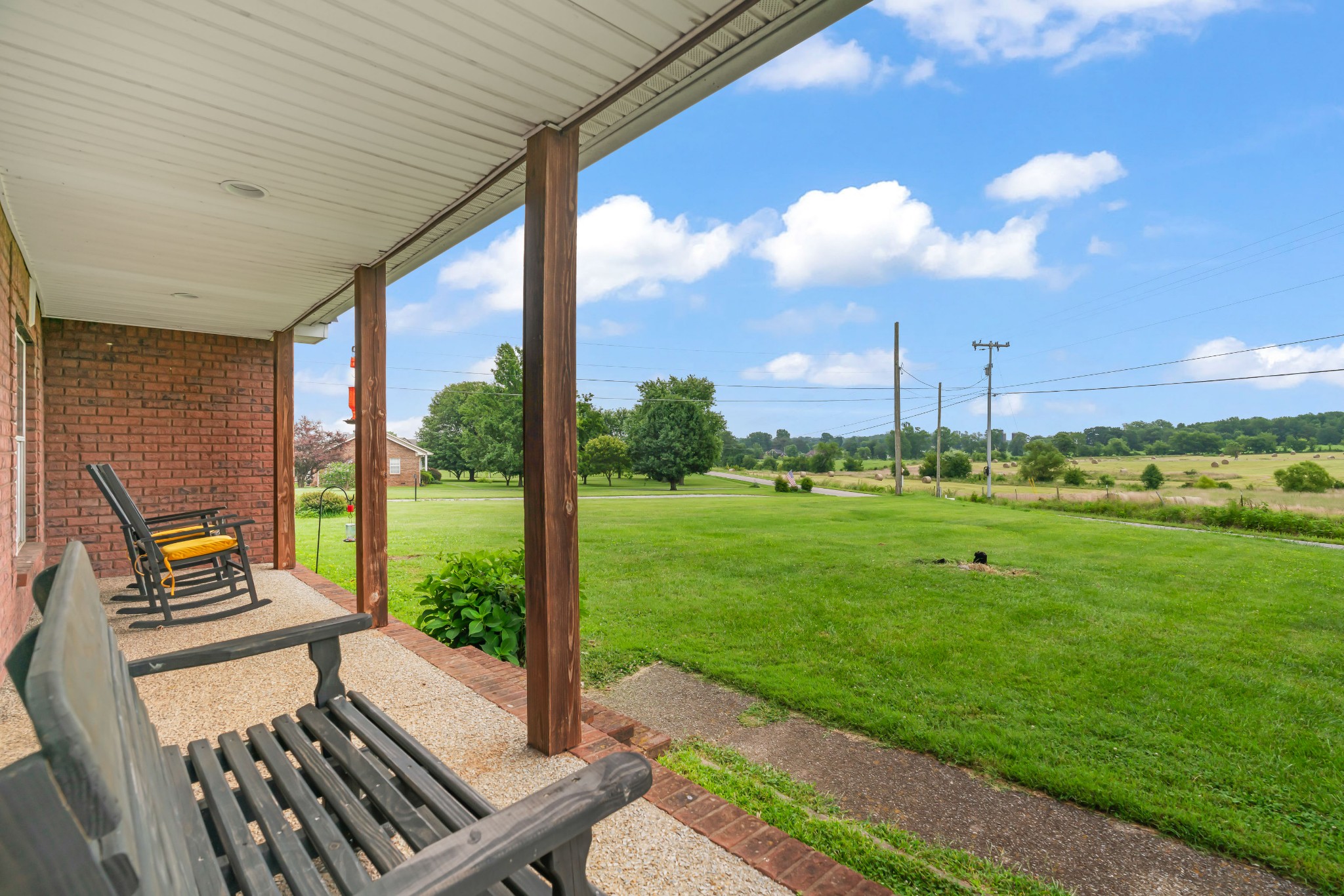 443 Halltown Road Portland, TN 37148 - Photo 7 of 49 a view of a patio with a yard