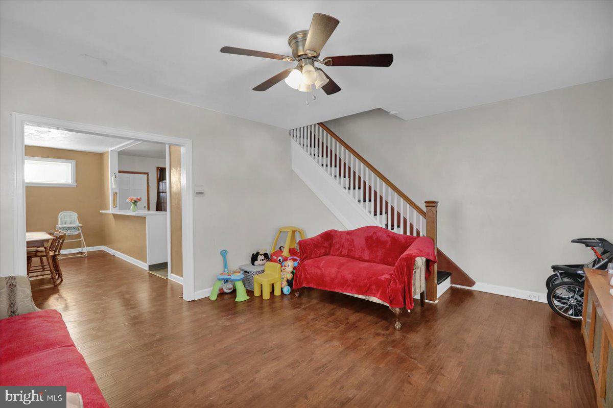 224 Hanley Place Reading, PA 19611 - Photo 5 of 19 a living room with furniture and a chandelier