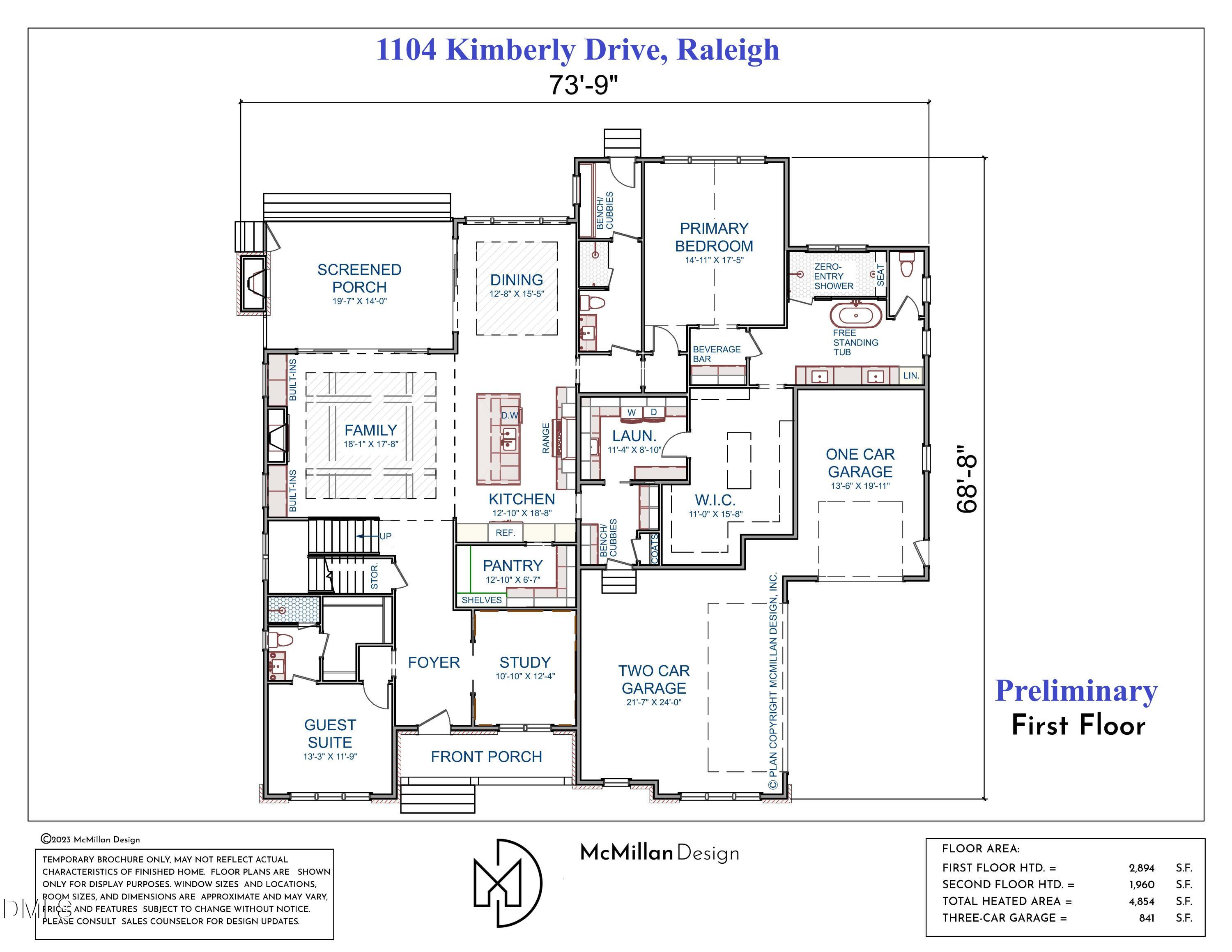 1104 Kimberly Drive Raleigh, NC 27609 - Photo 4 of 12 M122-26 Brochure - Landscape_Page_2