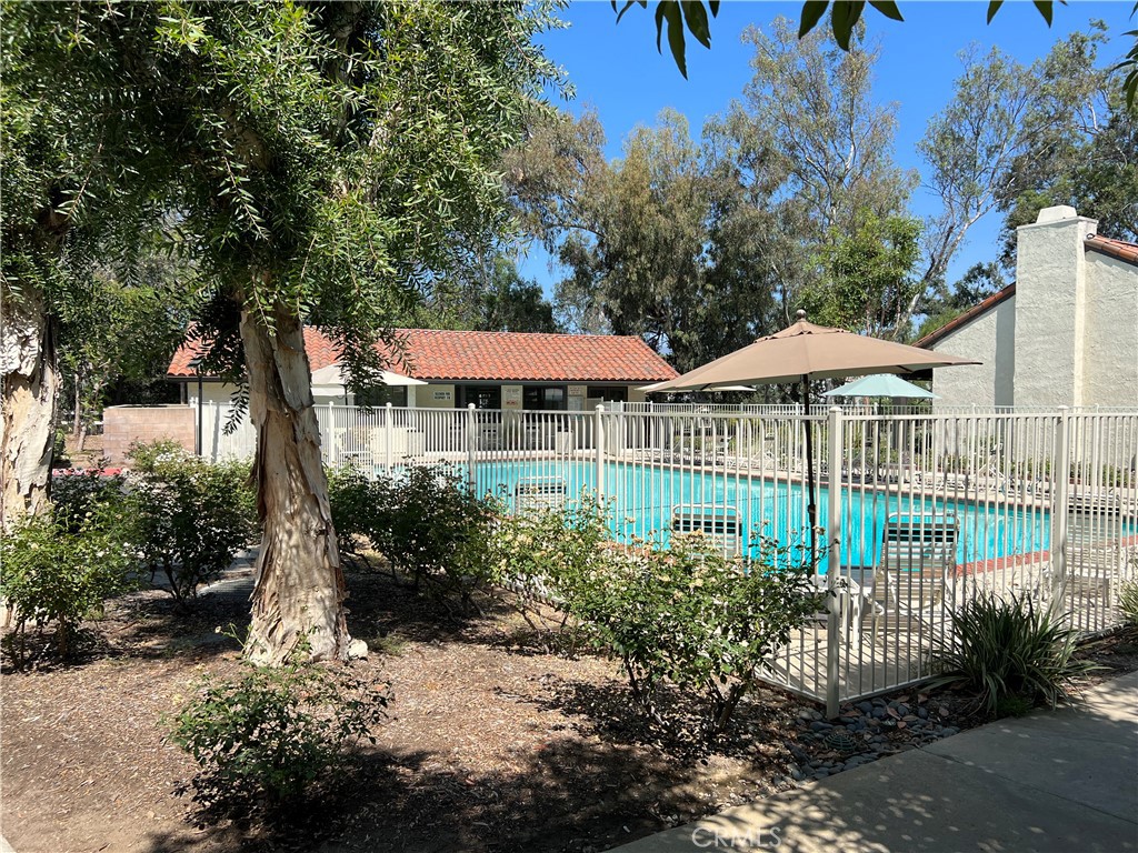 525 San Marcos Road San Dimas, CA 91773 - Photo 17 of 22 a view of a patio with furniture and a garden