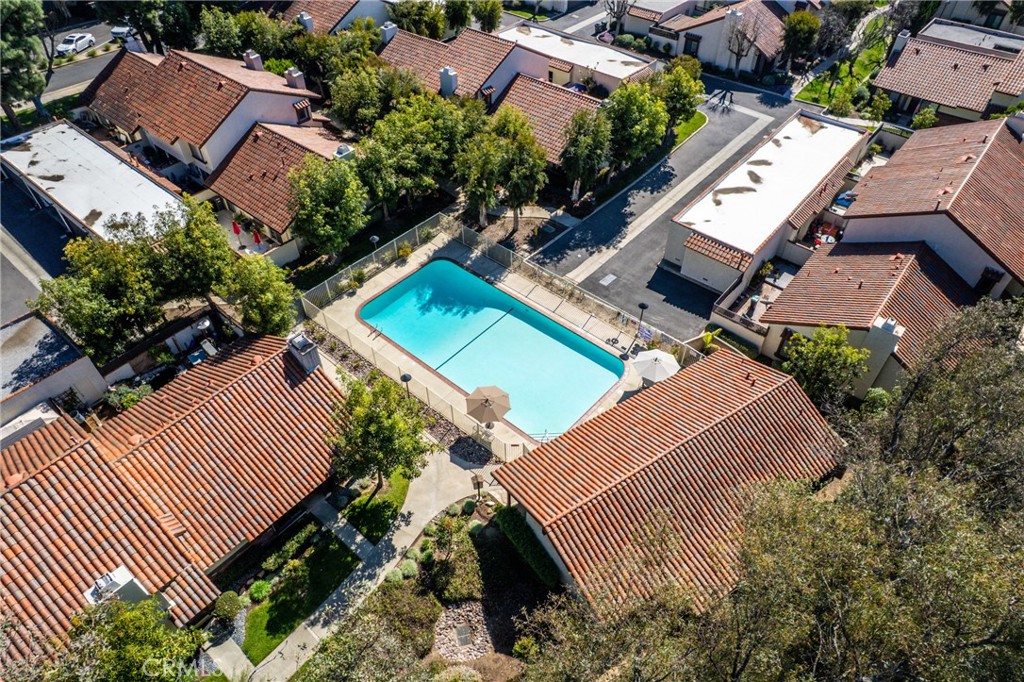 525 San Marcos Road San Dimas, CA 91773 - Photo 19 of 22 an aerial view of a house with a yard and outdoor seating