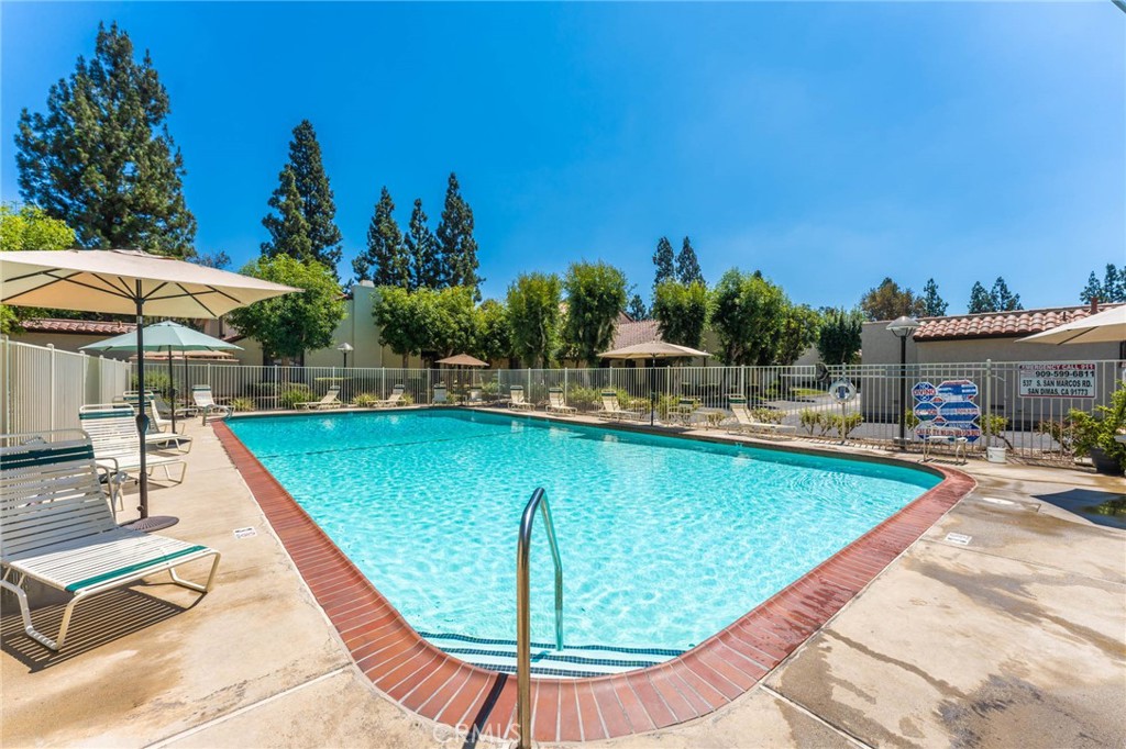 525 San Marcos Road San Dimas, CA 91773 - Photo 20 of 22 swimming pool view with a seating space