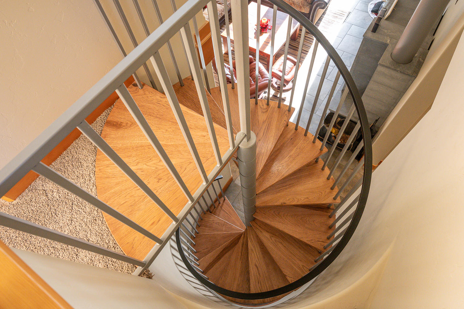 64970 Gerking Market Road Bend, OR 97703 - Photo 5 of 49 64970 Gerking Market - Spiral_Staircase