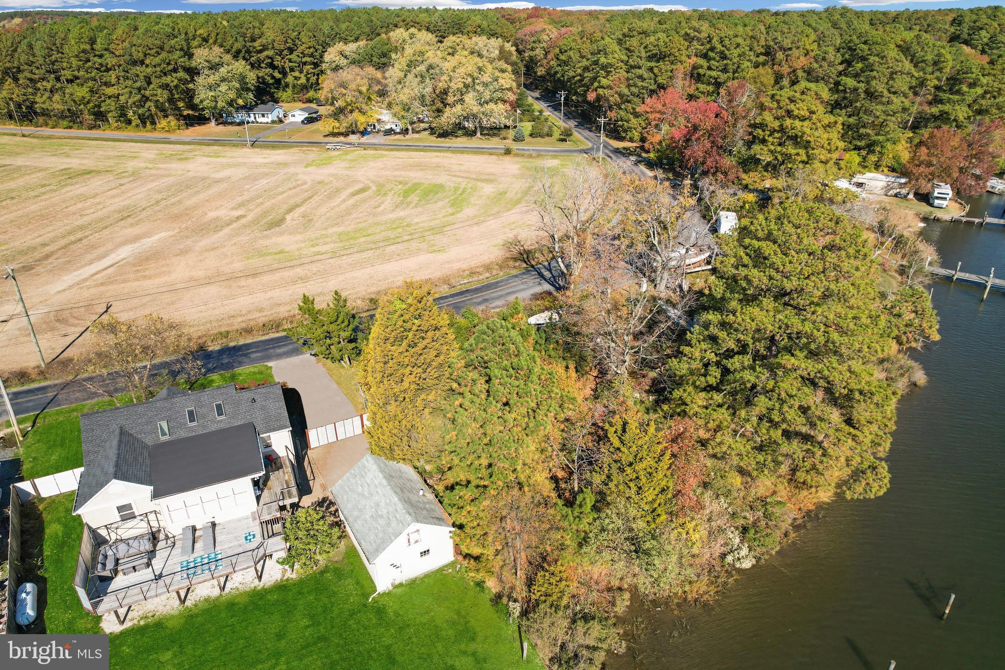 1715 Little Creek Road Chester, MD 21619 - Photo 46 of 58 Rear Aerial View
