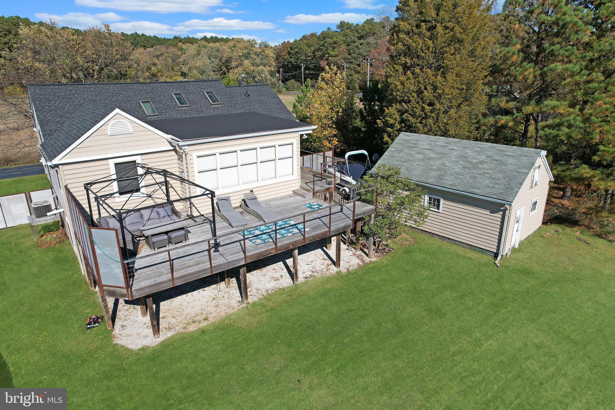 1715 Little Creek Road Chester, MD 21619 - Photo 47 of 58 Huge Wrap-Around Rear Deck