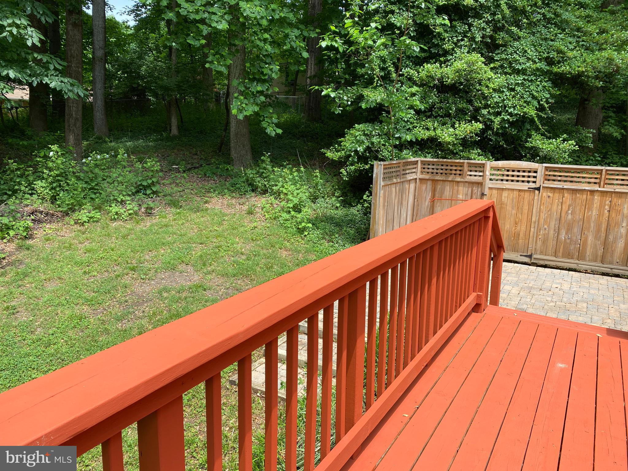 11004 Emack Road Beltsville, MD 20705 - Photo 22 of 64 FRESHLY STAINED DECK FROM THE KITCHEN IN THE BACK