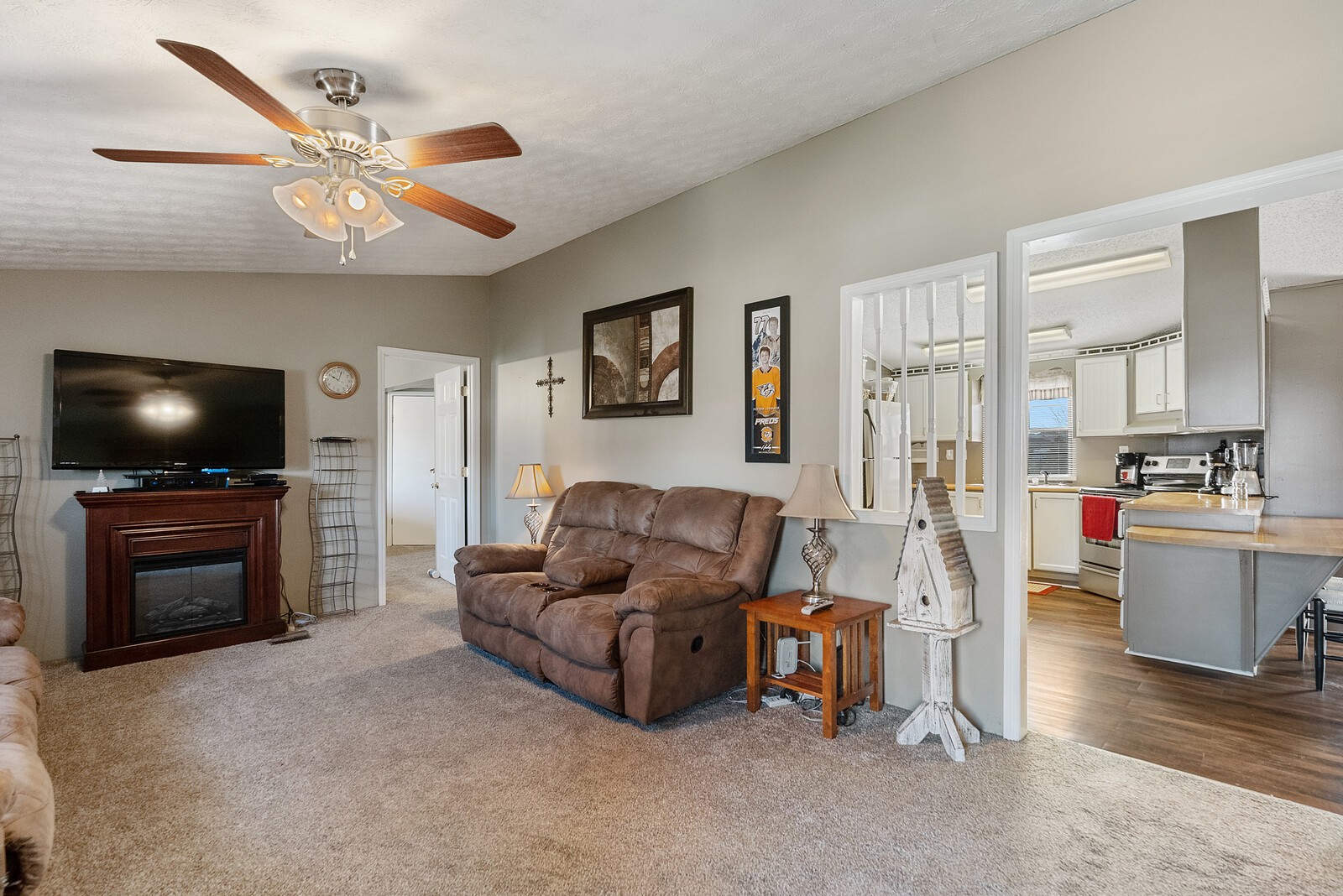 6480 Highway 161 Springfield, TN 37172 - Photo 4 of 20 a living room with furniture and a flat screen tv