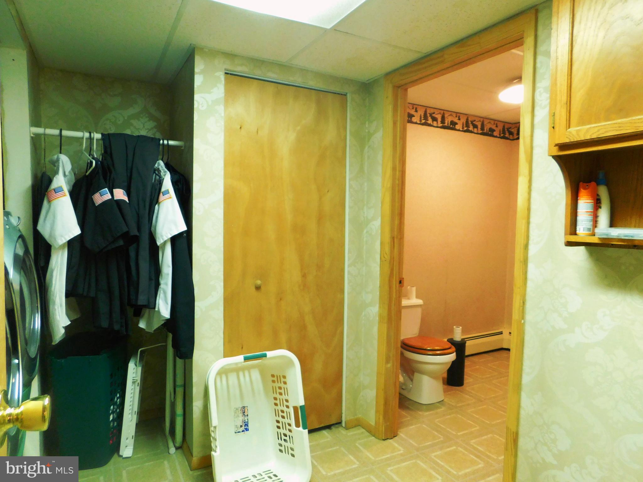8475 Westernport Road Swanton, MD 21561 - Photo 32 of 45 half bath and laundry room off family room
