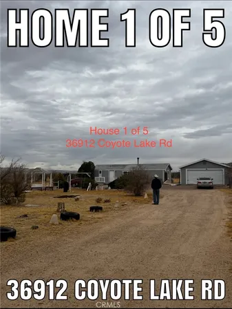 $849,000 | 37132 Coyote Lake Road, Newberry Springs, CA 92365