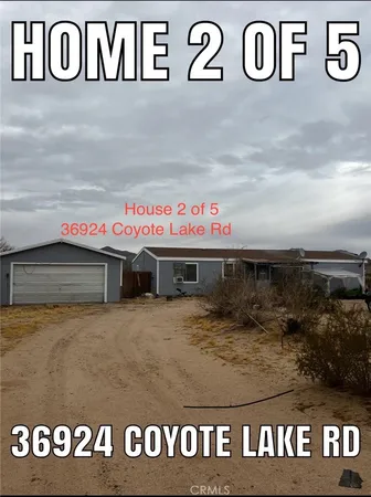 $849,000 | 37132 Coyote Lake Road, Newberry Springs, CA 92365