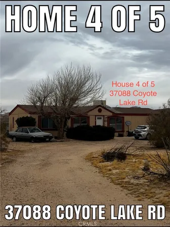 $849,000 | 37132 Coyote Lake Road, Newberry Springs, CA 92365
