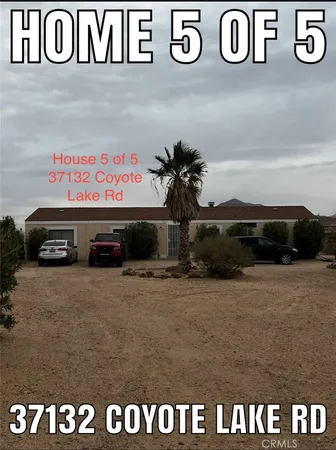 $849,000 | 37132 Coyote Lake Road, Newberry Springs, CA 92365