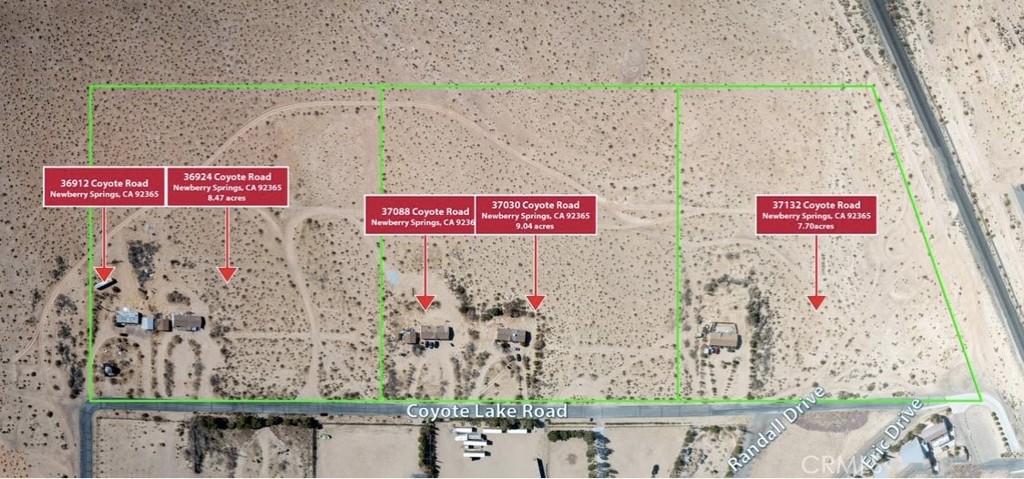 37132 Coyote Lake Road Newberry Springs, CA 92365 - Photo 20 of 45 All 5 Homes and 3 Parcels As They Are Now