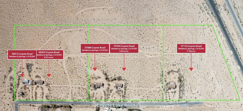 37132 Coyote Lake Road Newberry Springs, CA 92365 - Photo 7 of 45 All 5 Homes & 3 Parcels As They Are Now