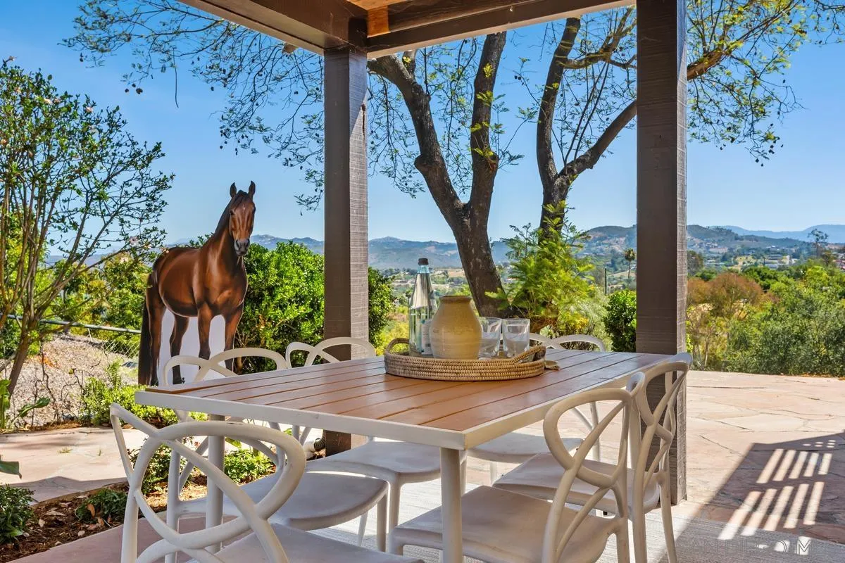 974 Via Hillview Fallbrook, CA 92028 - Photo 27 of 43 a view of porch with seating space