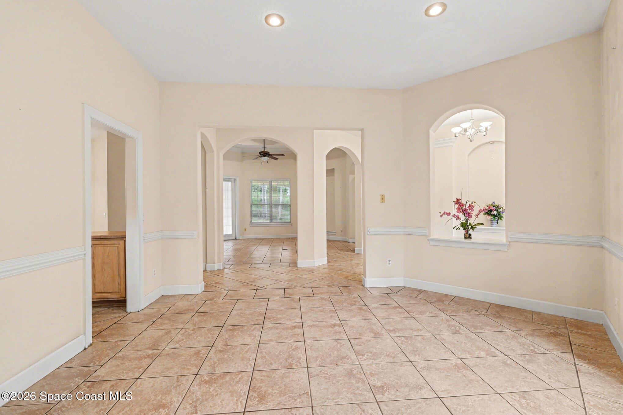 1399 Snapping Turtle Road Mims, FL 32754 - Photo 20 of 51 a view of livingroom with hallway and front door