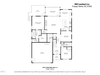 $649,900 | 505 Lambert Lane, Fuquay-Varina, NC 27526