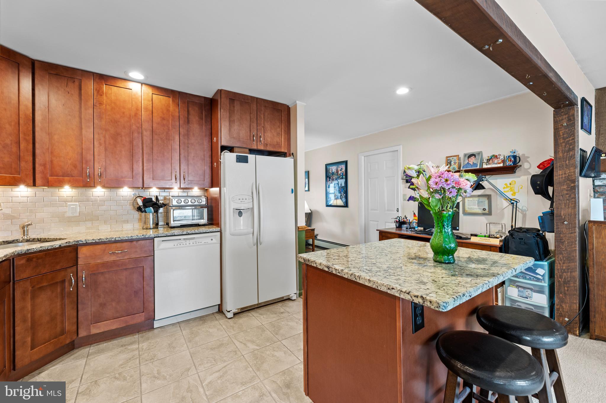 15 Iris Road Levittown, PA 19057 - Photo 9 of 35 Updated kitchen with island