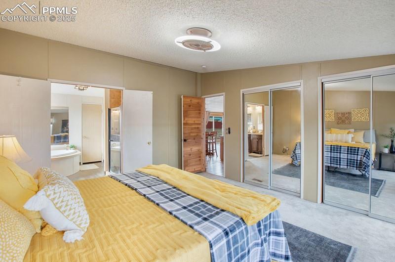 338 Doublet Lane Divide, CO 80814 - Photo 18 of 31 a bedroom with a bed and a walk in closet