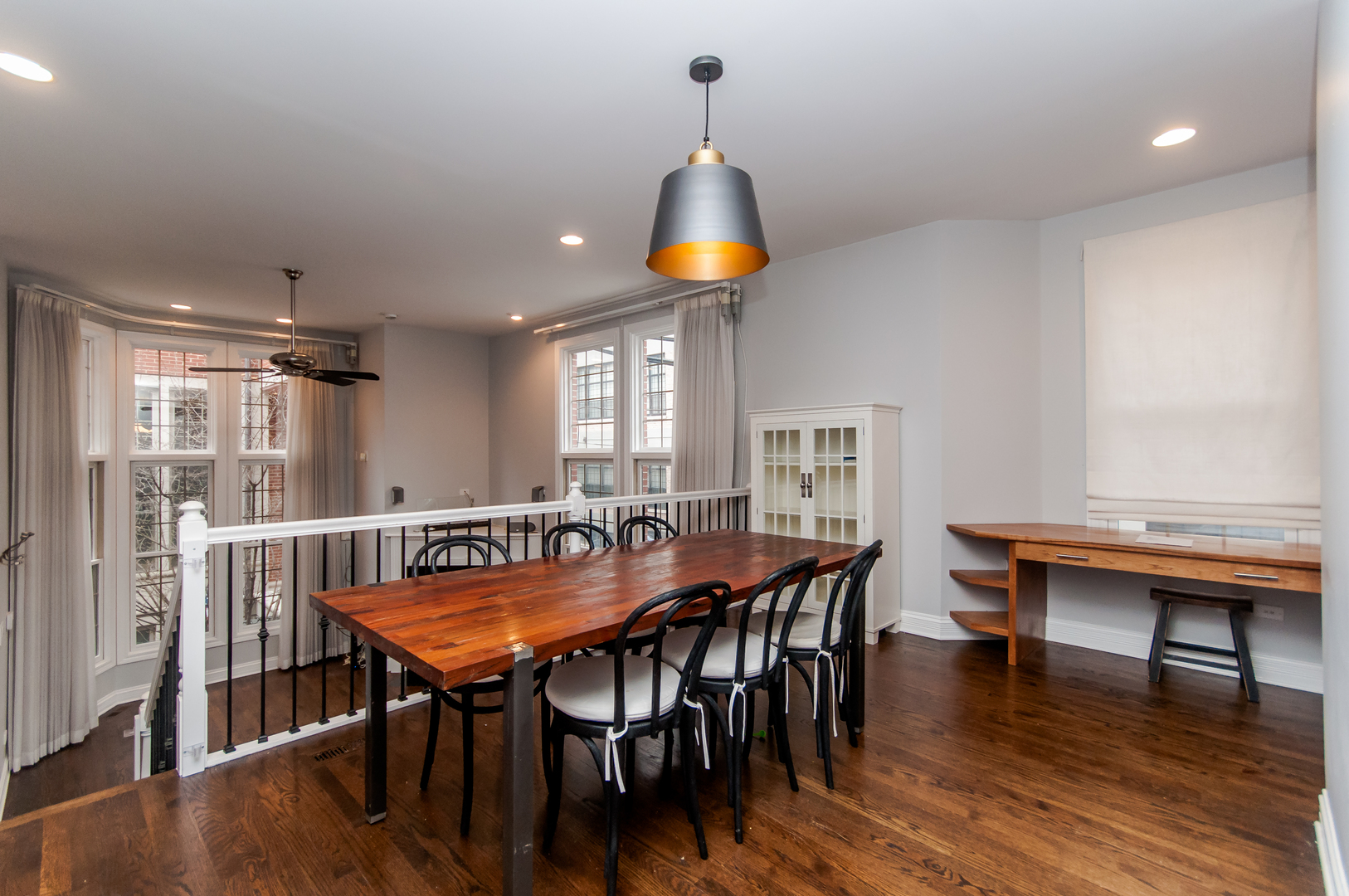 24 North Ada Street, Unit I Chicago, IL 60607 - Photo 4 of 12 a view of a dining room with furniture window and wooden floor