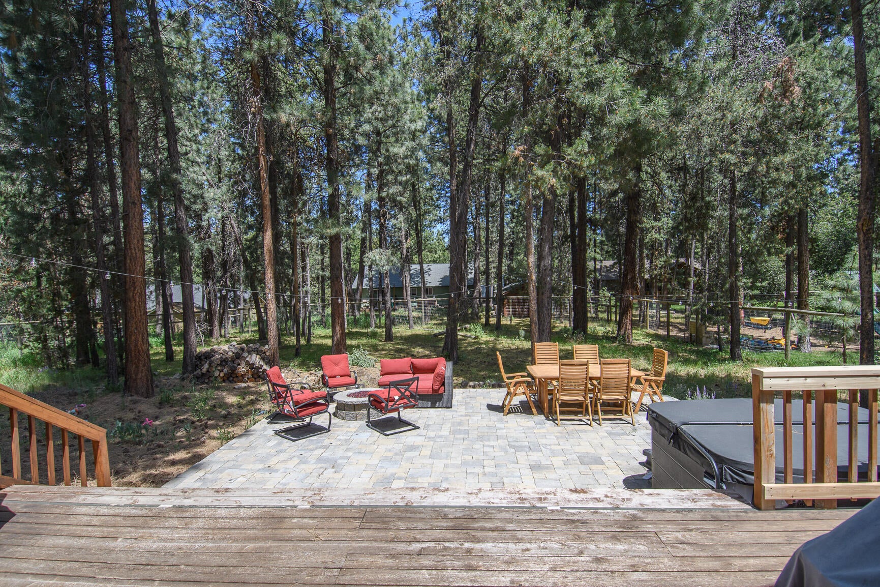16886 Jacinto Road Bend, OR 97707 - Photo 6 of 26 Paver Patio and firepit