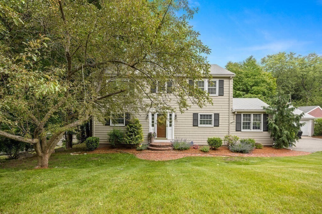 155 Main Street Winchester, MA 01890 - Photo 35 of 35 front view of a house with a yard