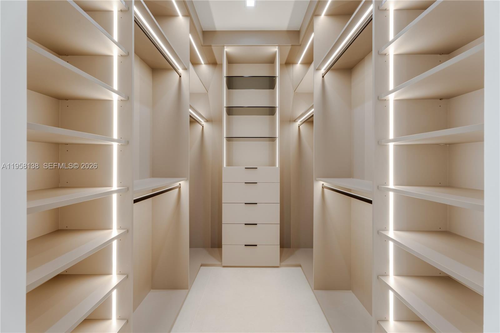 11000 Southwest 120th Street Miami, FL 33176 - Photo 37 of 75 a view of walk in closet with empty racks