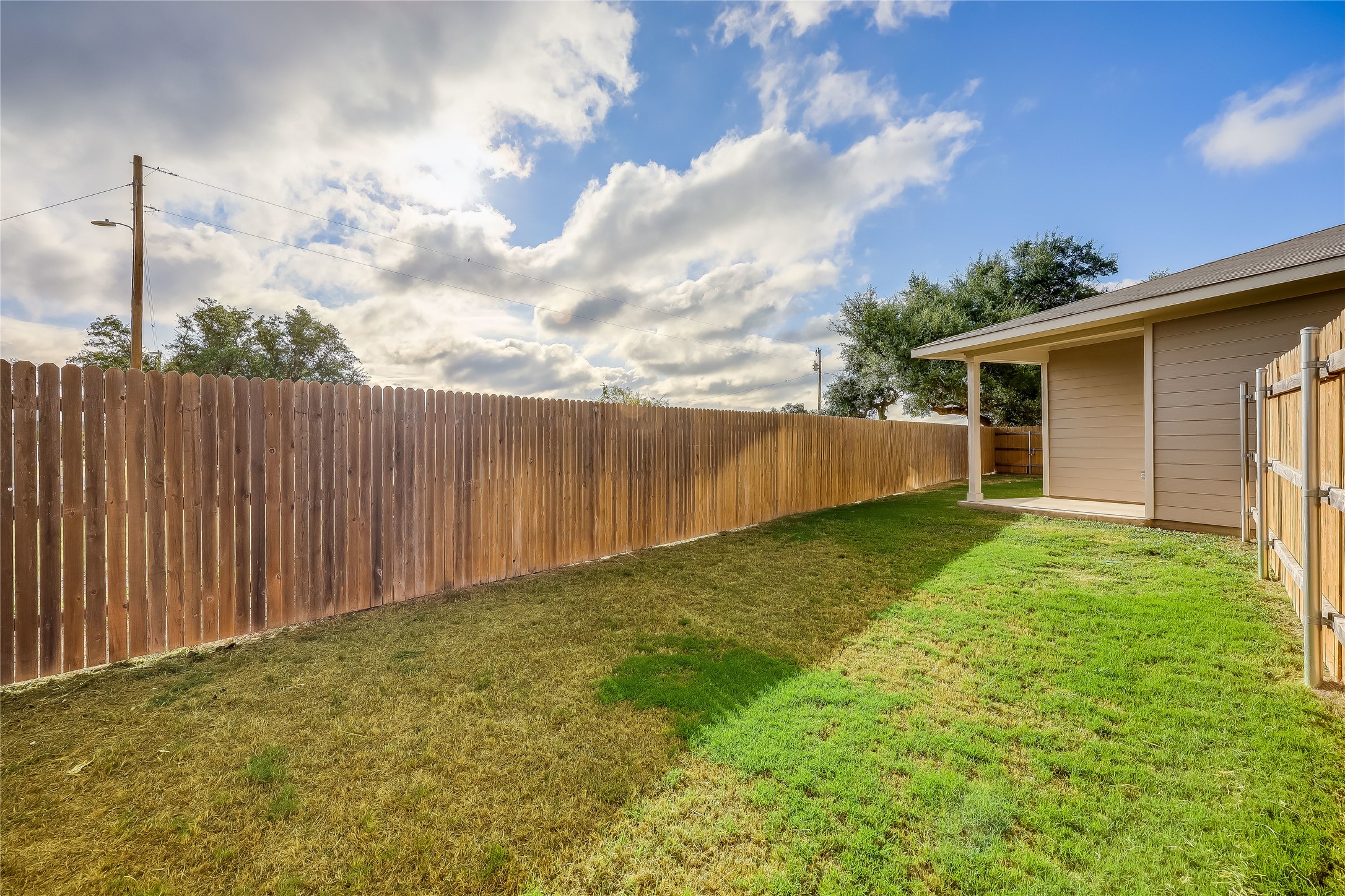 153 Filifera Court Leander, TX 78641 - Photo 31 of 33 a view of a backyard