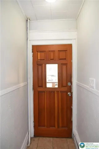 a view of front door