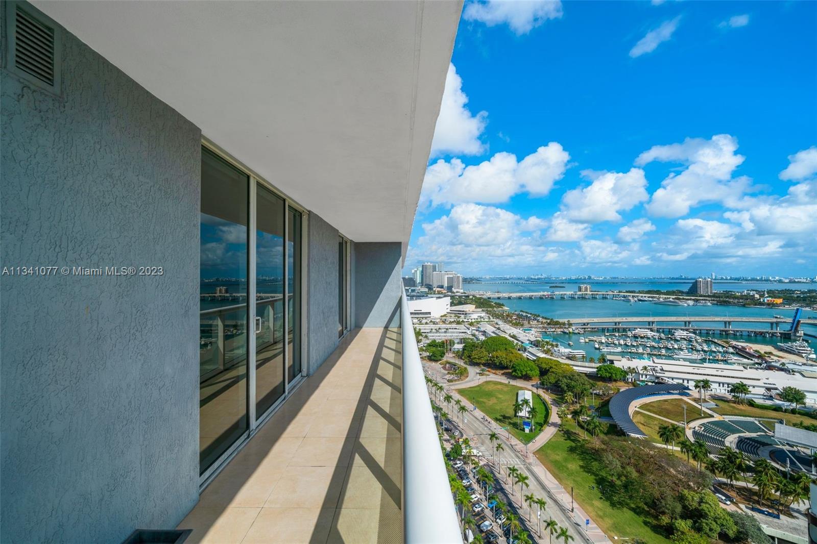 50 Biscayne Boulevard, Unit 3108 Miami, FL 33132 - Photo 23 of 26 a view of a balcony with chair
