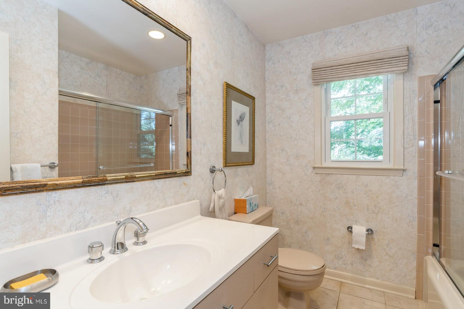 149 Parker Road South Plainsboro, NJ 08536 - Photo 50 of 57 a bathroom with a sink toilet a mirror and shower