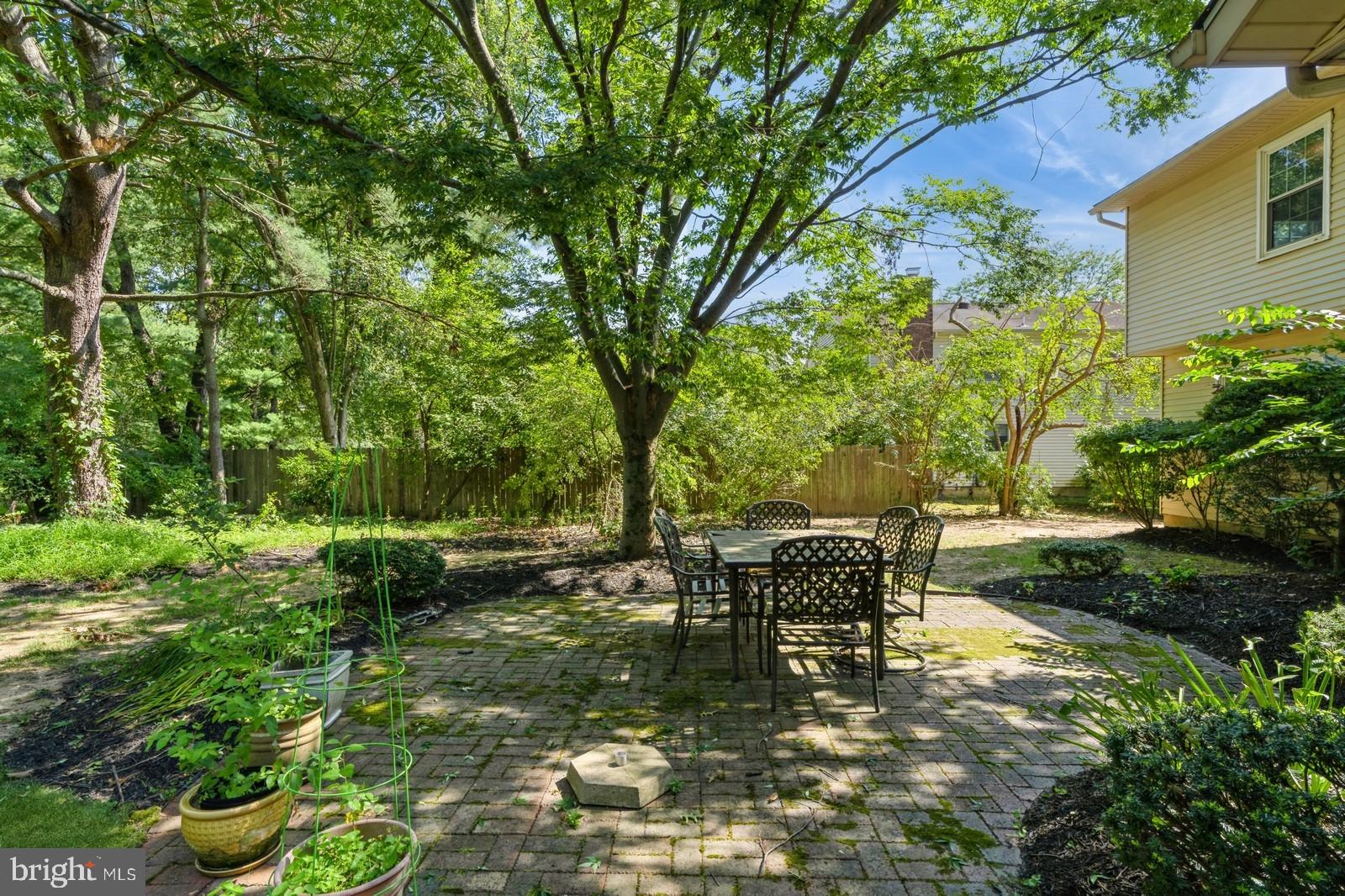 149 Parker Road South Plainsboro, NJ 08536 - Photo 51 of 57 a backyard of a house with table and chairs