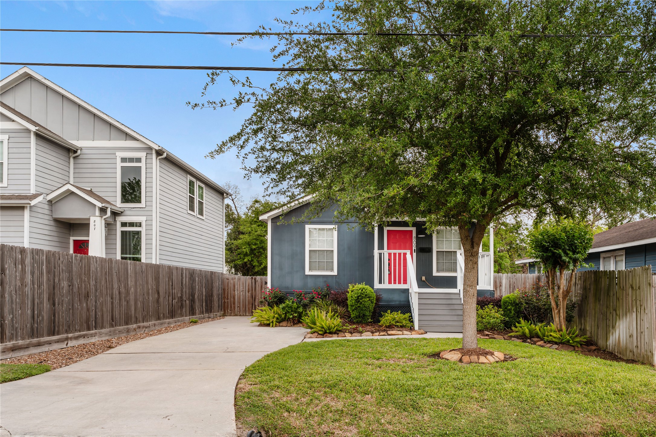 809 East 40th Street Houston, TX 77022 - Photo 2 of 27 Relax on the inviting covered front patio, the perfect spot to start your day or unwind in the evenings. This cozy outdoor space adds to the charm of this bungalow-style home in an unbeatable location.