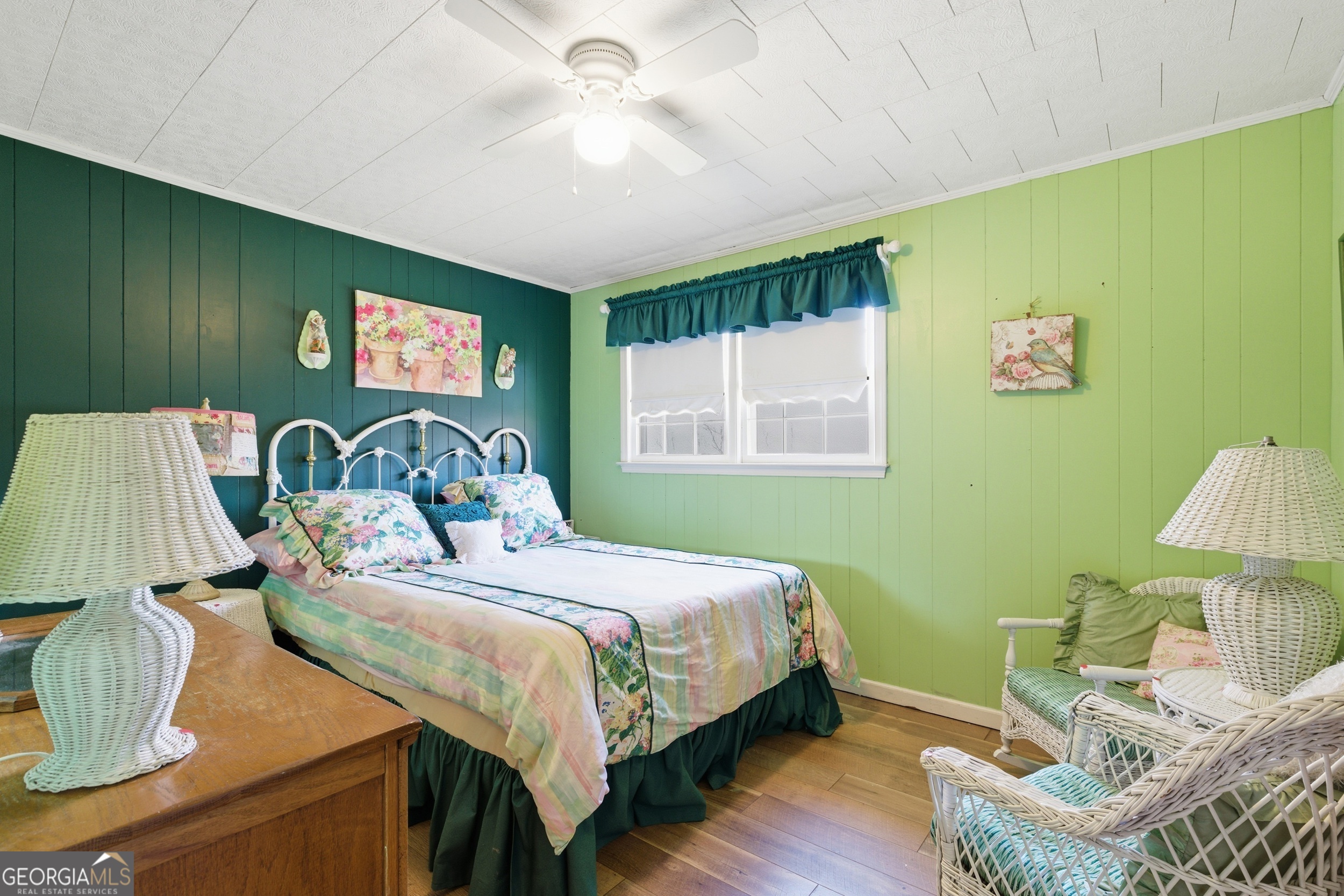 190 Legendary Lane Rabun Gap, GA 30568 - Photo 29 of 47 a bedroom with a bed and wooden floor