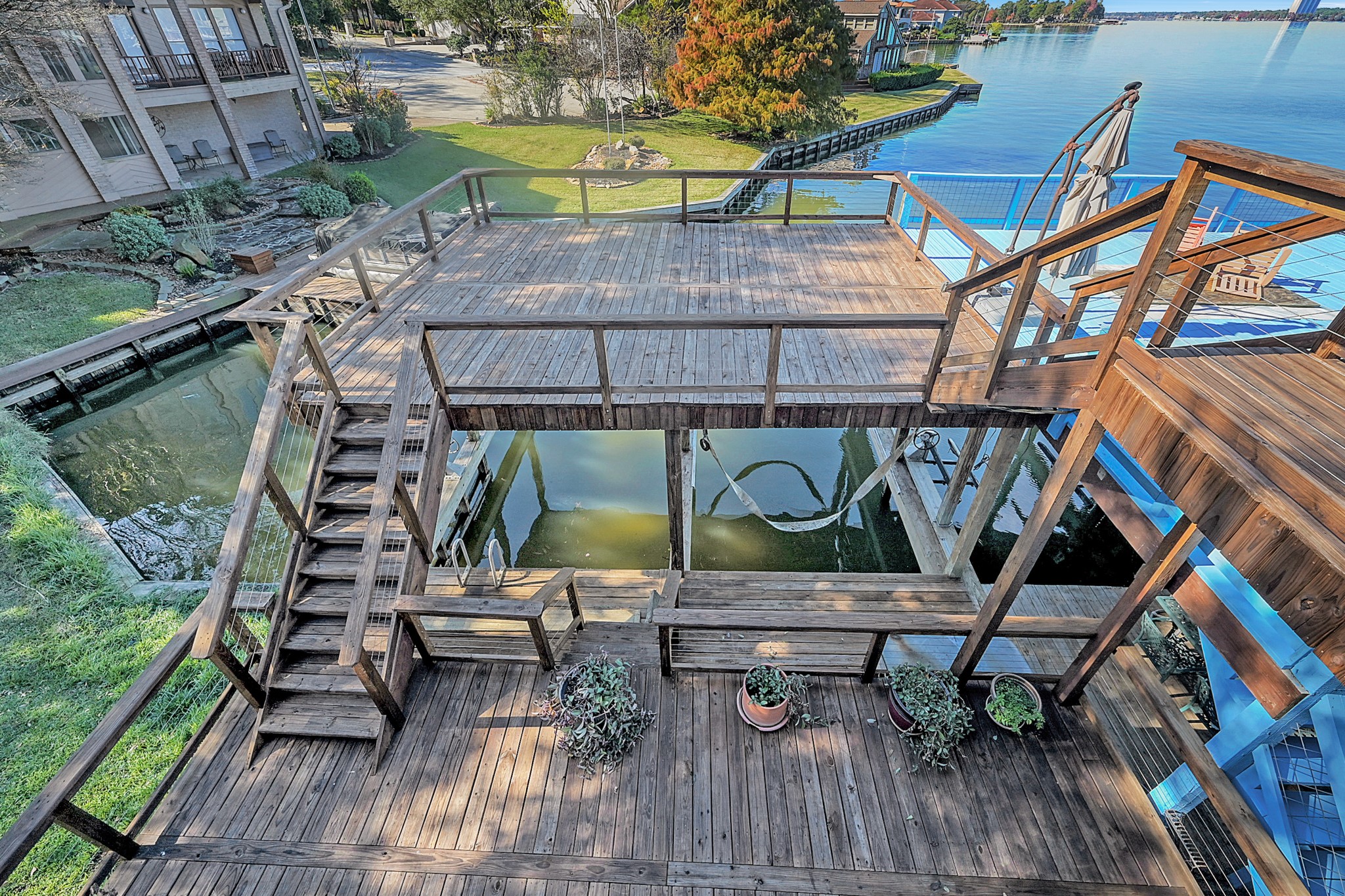 125 Capetown Street Conroe, TX 77356 - Photo 20 of 23 a view of outdoor space with seating area and wooden floor