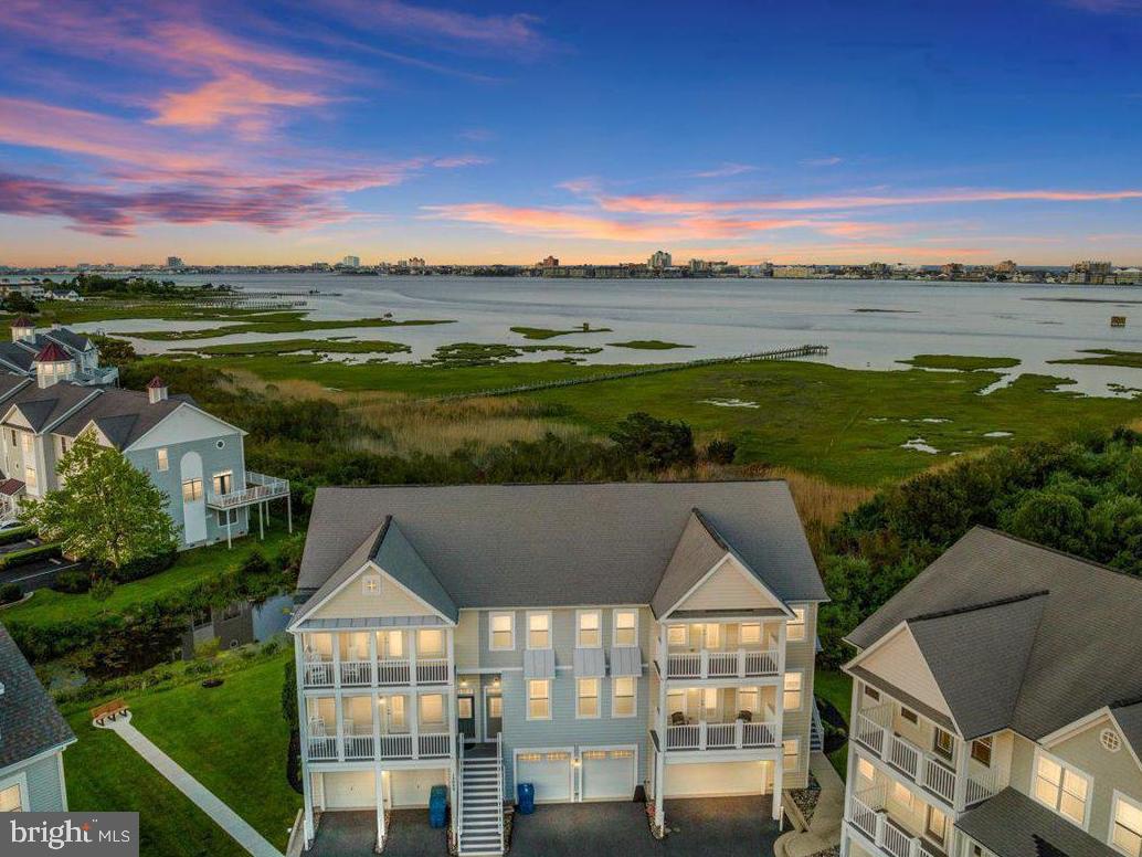 a view of lake with city view