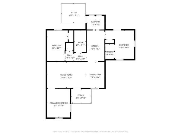 a picture of a floor plan