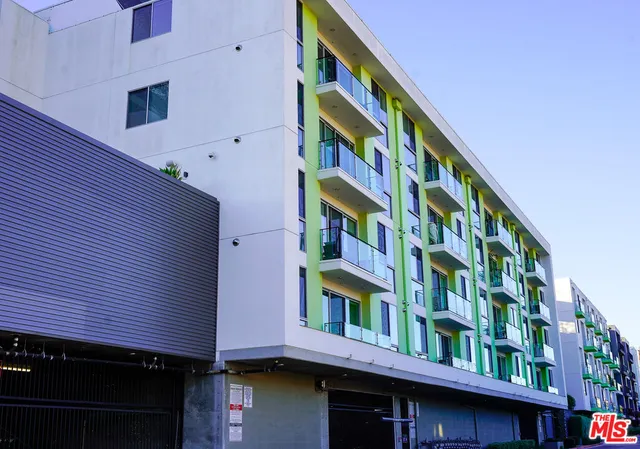 a front view of building with staircase
