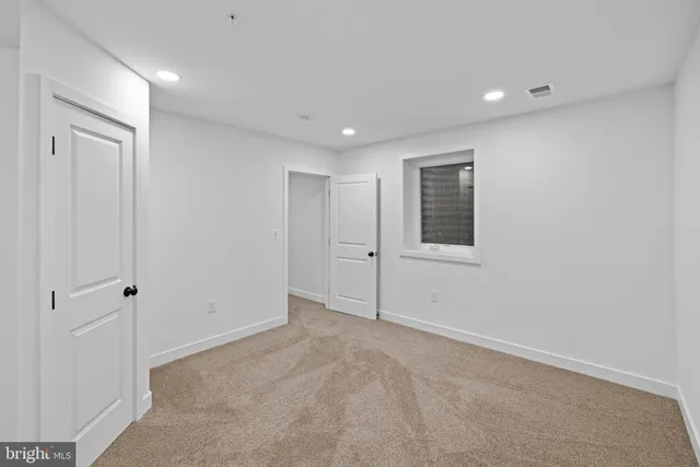 a view of an empty room