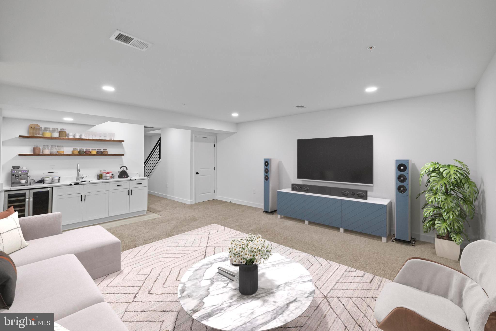 235 Brock Bridge Road Laurel, MD 20724 - Photo 9 of 59 a living room with furniture and a flat screen tv