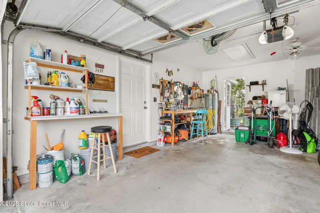 a view of storage in a room