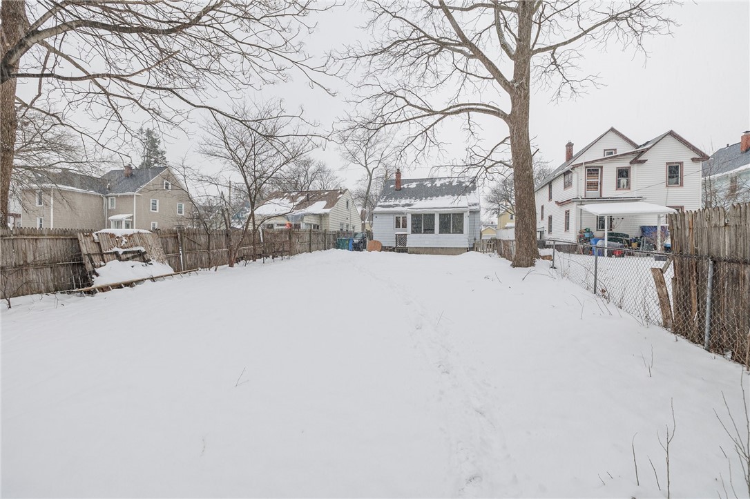 84 Jerold Street Rochester, NY 14609 - Photo 25 of 25 Fenced In Back Yard