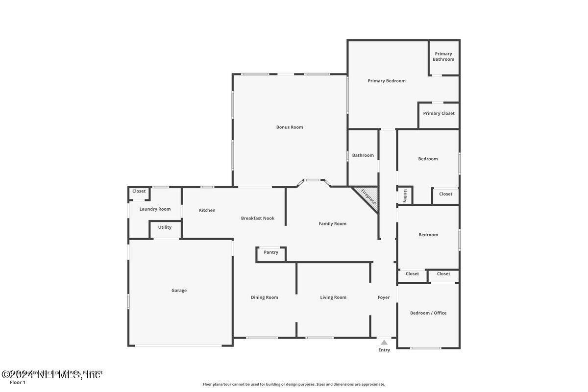 1765 Gumtree Drive Orange Park, FL 32073 - Photo 27 of 27 Floor Plan