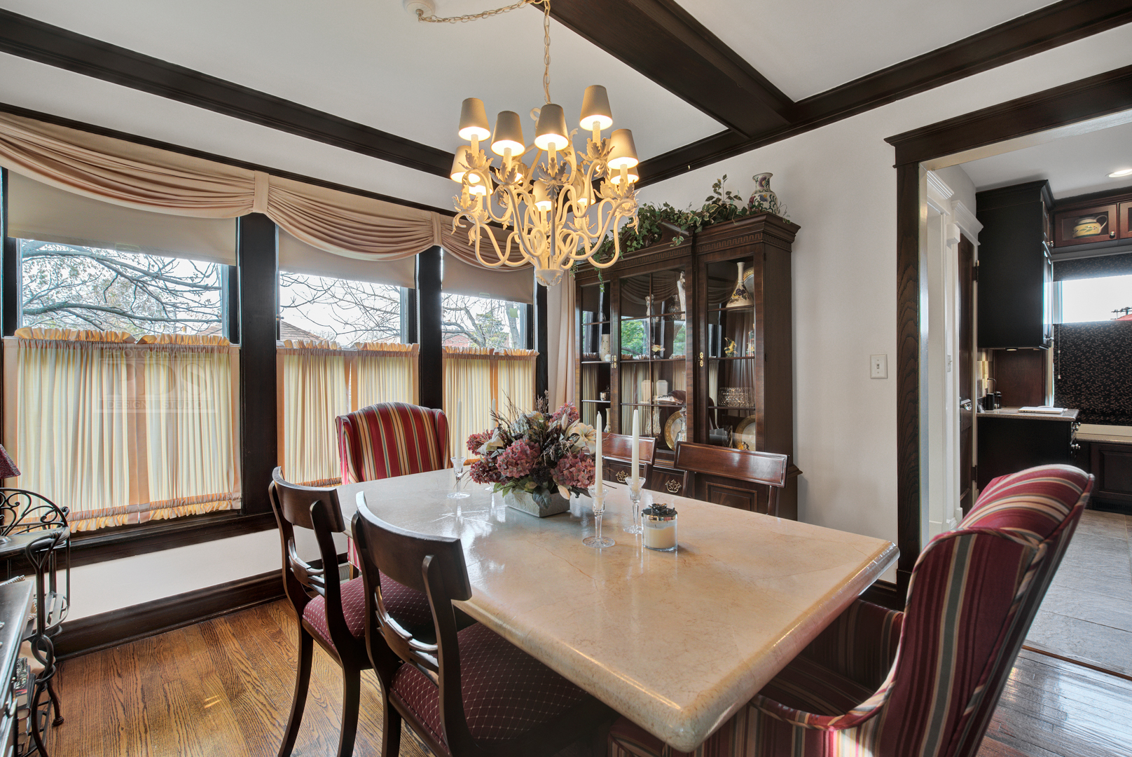 4512 Wolf Road Western Springs, IL 60558 - Photo 17 of 40 a view of a dining room with furniture and window