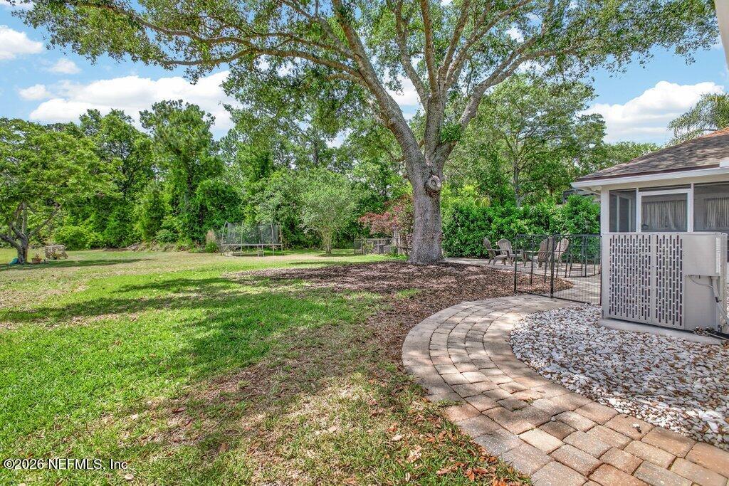 1441 Tintern Lane St. Augustine, FL 32092 - Photo 56 of 57 a backyard of a house with lots of green space