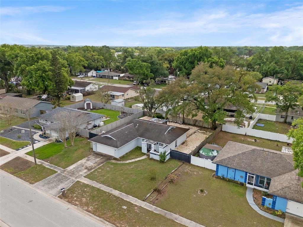 128 Euclid Avenue Seffner, FL 33584 - Photo 34 of 38 an aerial view of a house with a garden