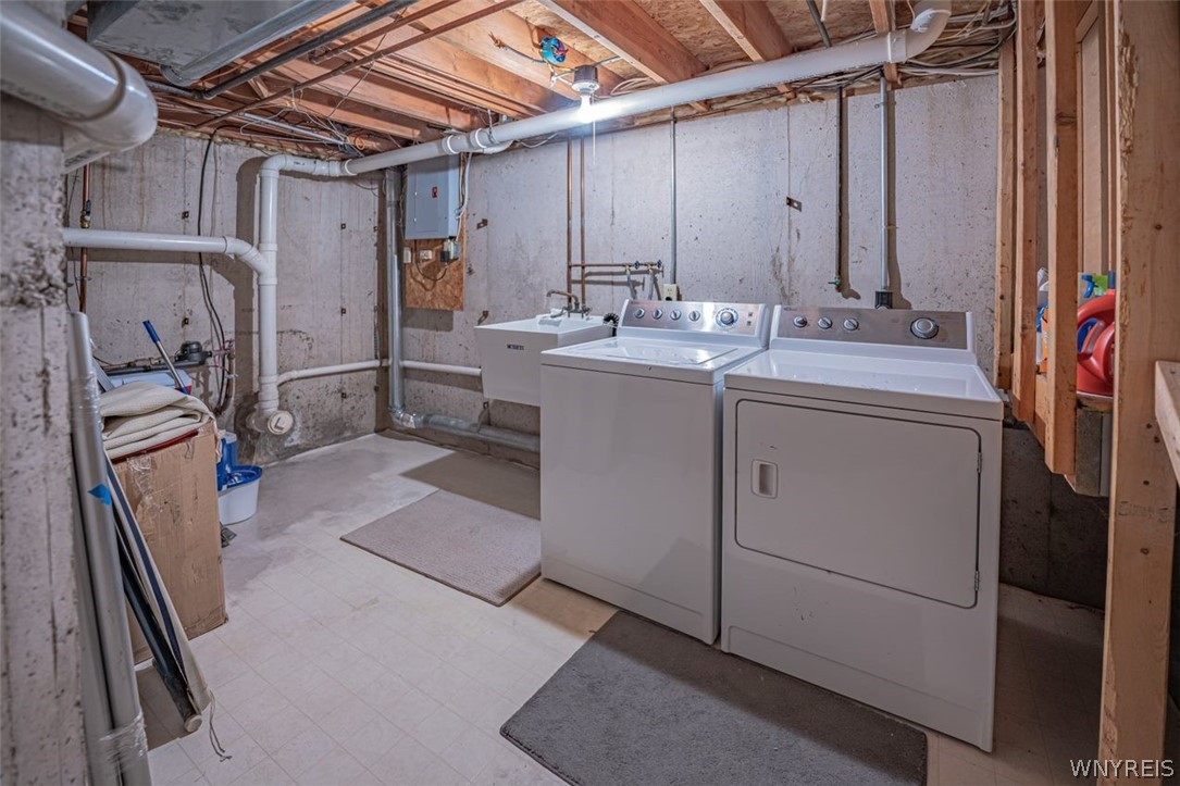 6071 East Lake Road, Unit 4 Newfane, NY 14028 - Photo 32 of 46 Laundry/utility room in basement